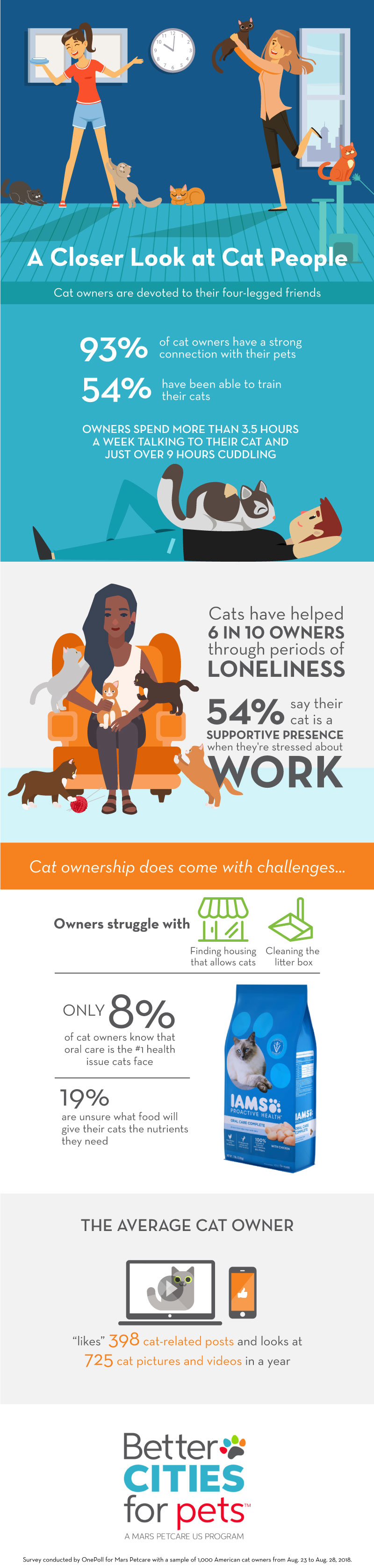 infographic about cat owners