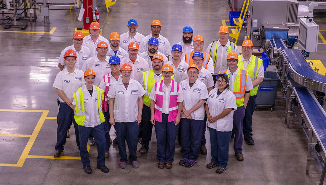 Associates at Mars Petcare's Mattoon, Illinois, site.
