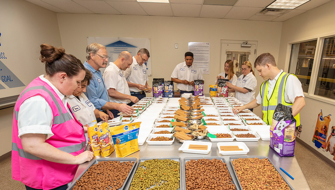 Associates at Mars Petcare's Mattoon, Illinois, site.