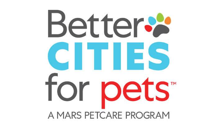 Logo de meilleures villes pour les animaux de compagnie