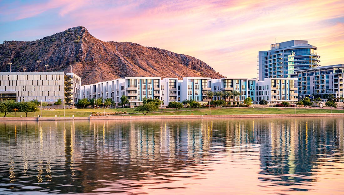 A view of Tempe